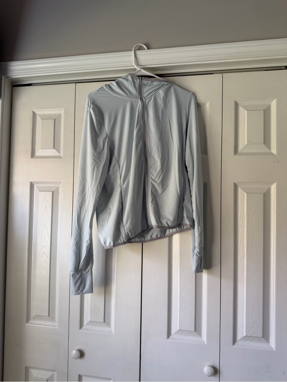 Light Gray Women's Lightweight Hooded Jacket
